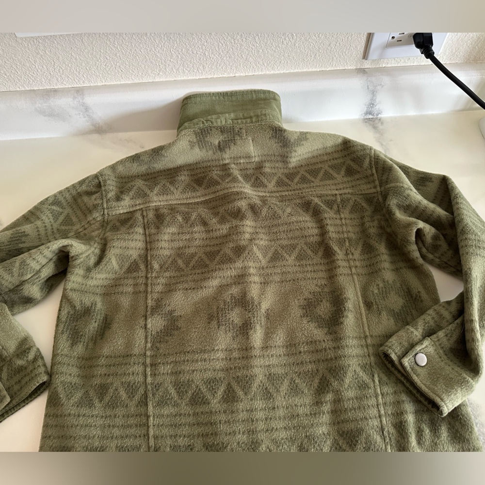 Thread & Supply Olive Patterned Jacket/Shacket - image 5